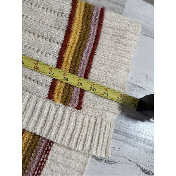 Madewell Women's Stripped‎ Open Front Knit Cardigan Sweater Size XS Chunky Retro - Picture 11 of 11